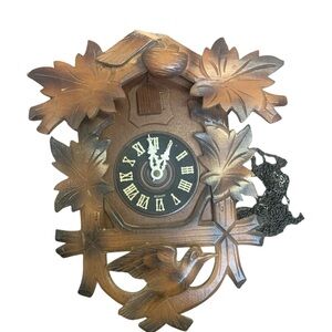 Vintage West Germany Cuckoo Clock For Repair As Is